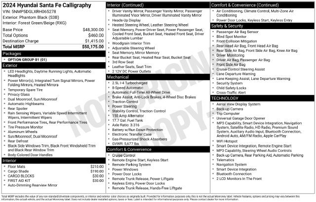 Used 2024 Black Hyundai Calligraphy image 28