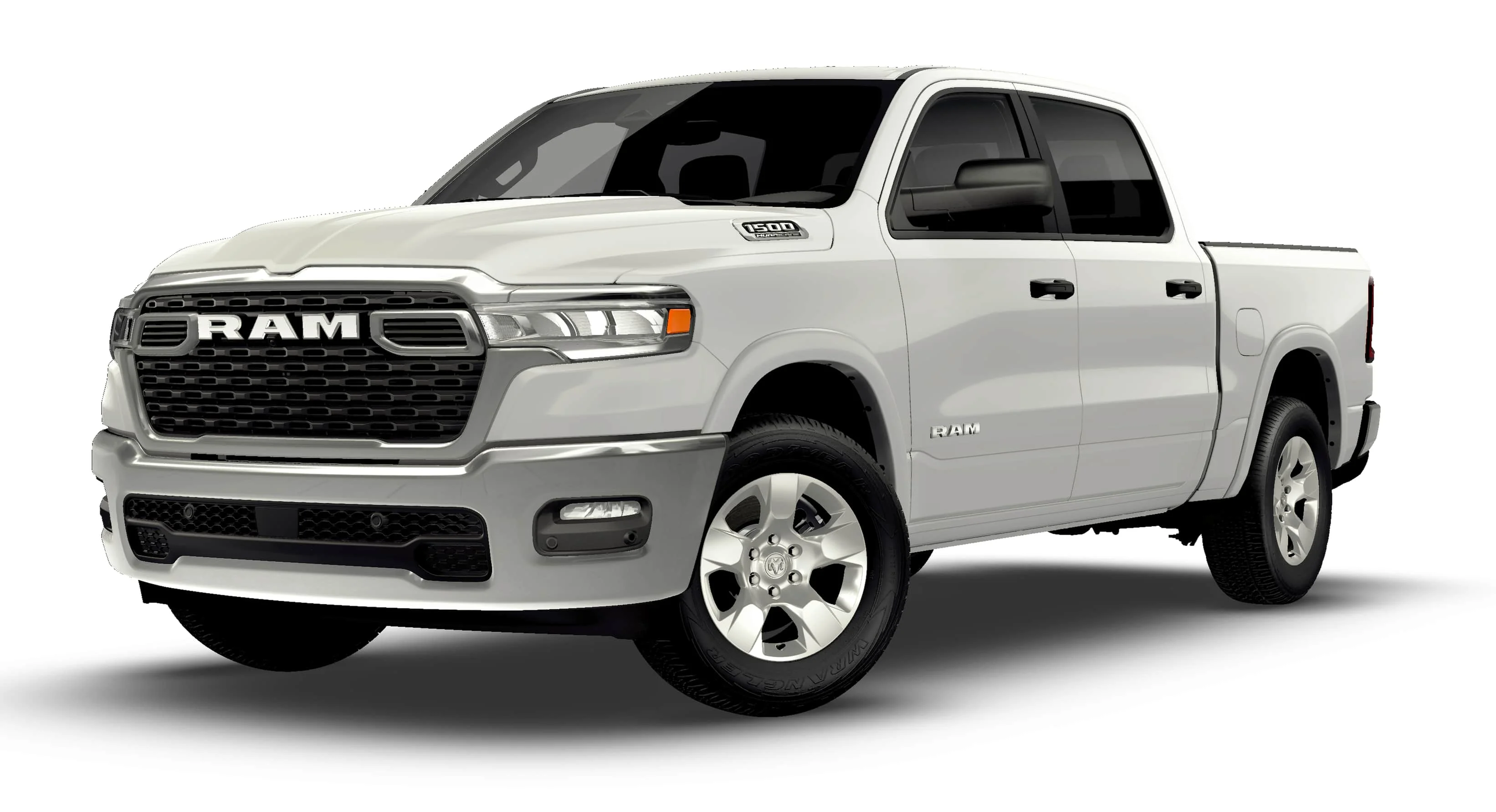 New 2026 Bright White Clear-Coat Exterior Paint RAM BIG HORN image 1