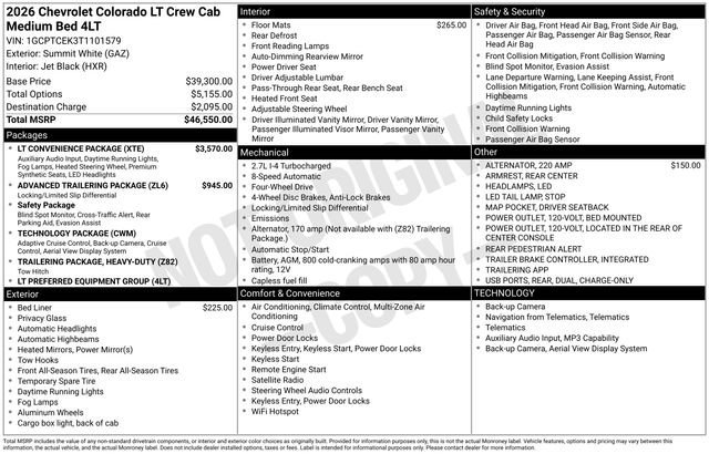 Used 2026 Summit White Chevrolet LT image 7