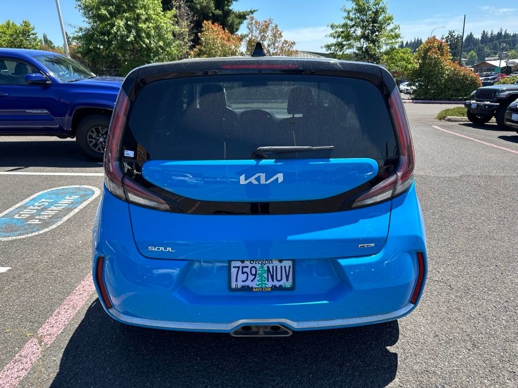 Used 2023 Surf Blue w/Black Roof Kia GT-Line image 8