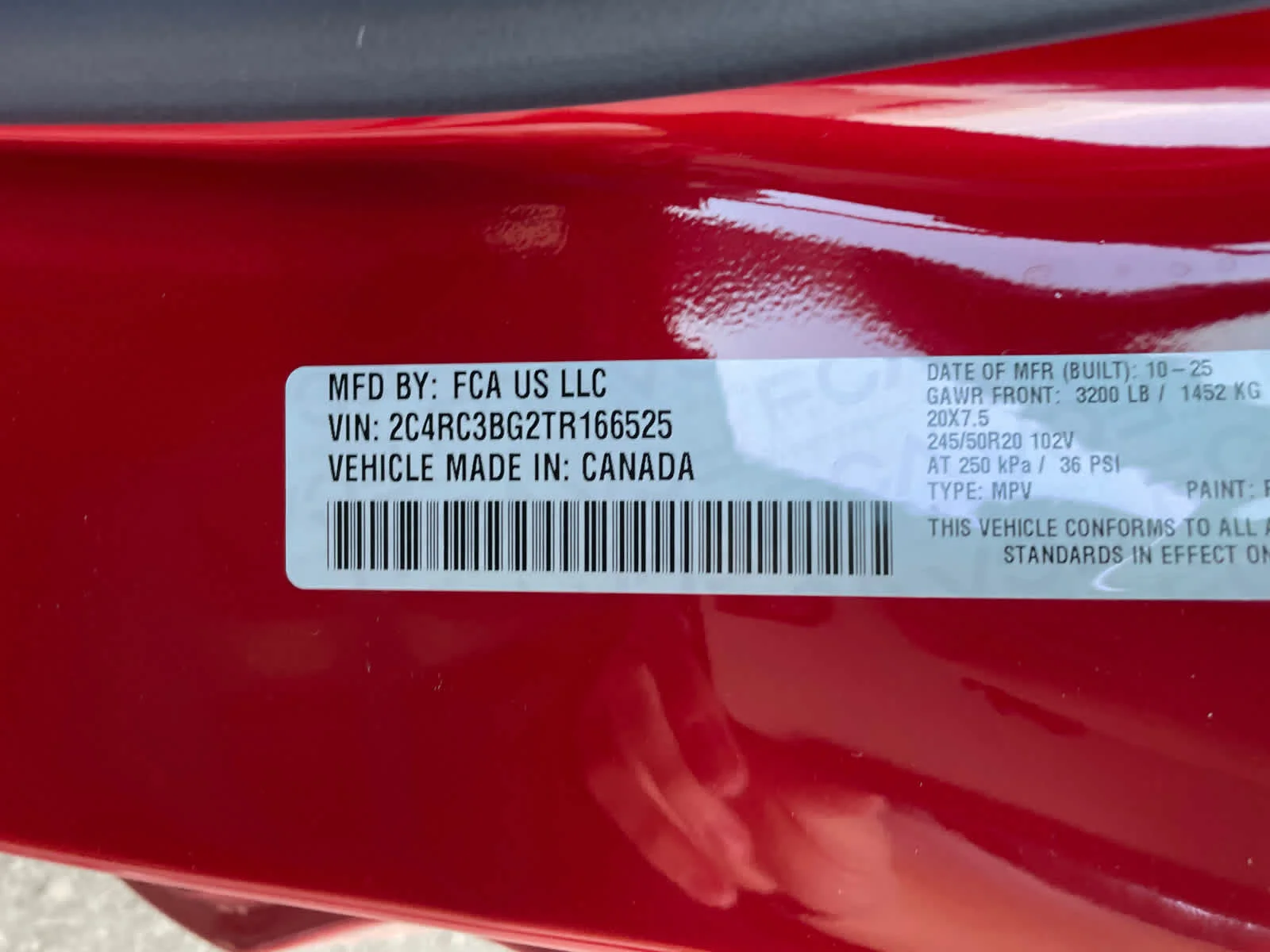 New 2026 Red Hot Pearl-Coat Exterior Paint Chrysler Select image 33
