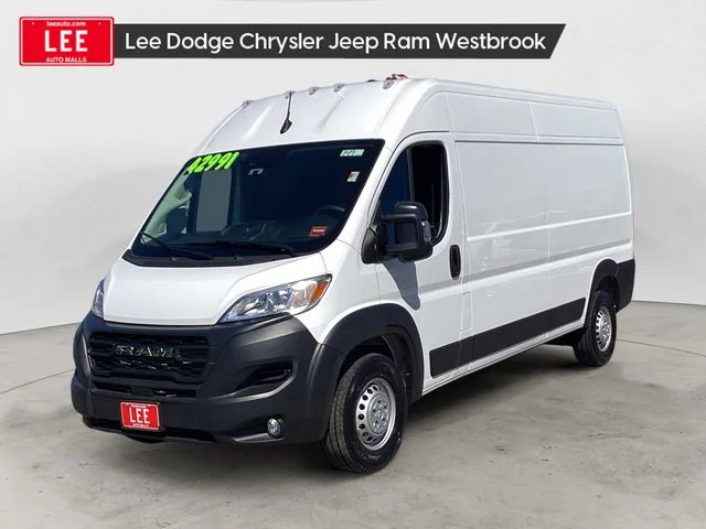 Used 2026 Bright White Clearcoat Ram High Roof image 1