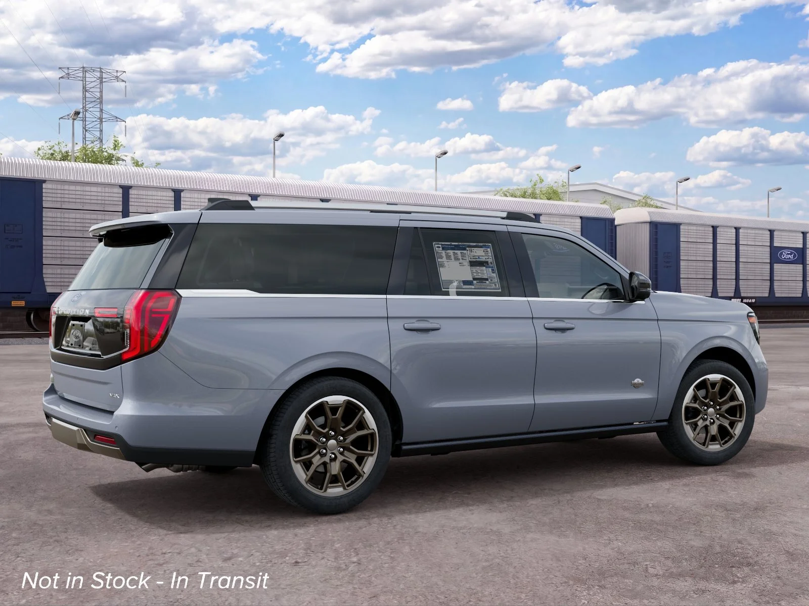 New 2027 Glacier Gray Metallic Tri-Coat Ford MAX King Ranch® image 6