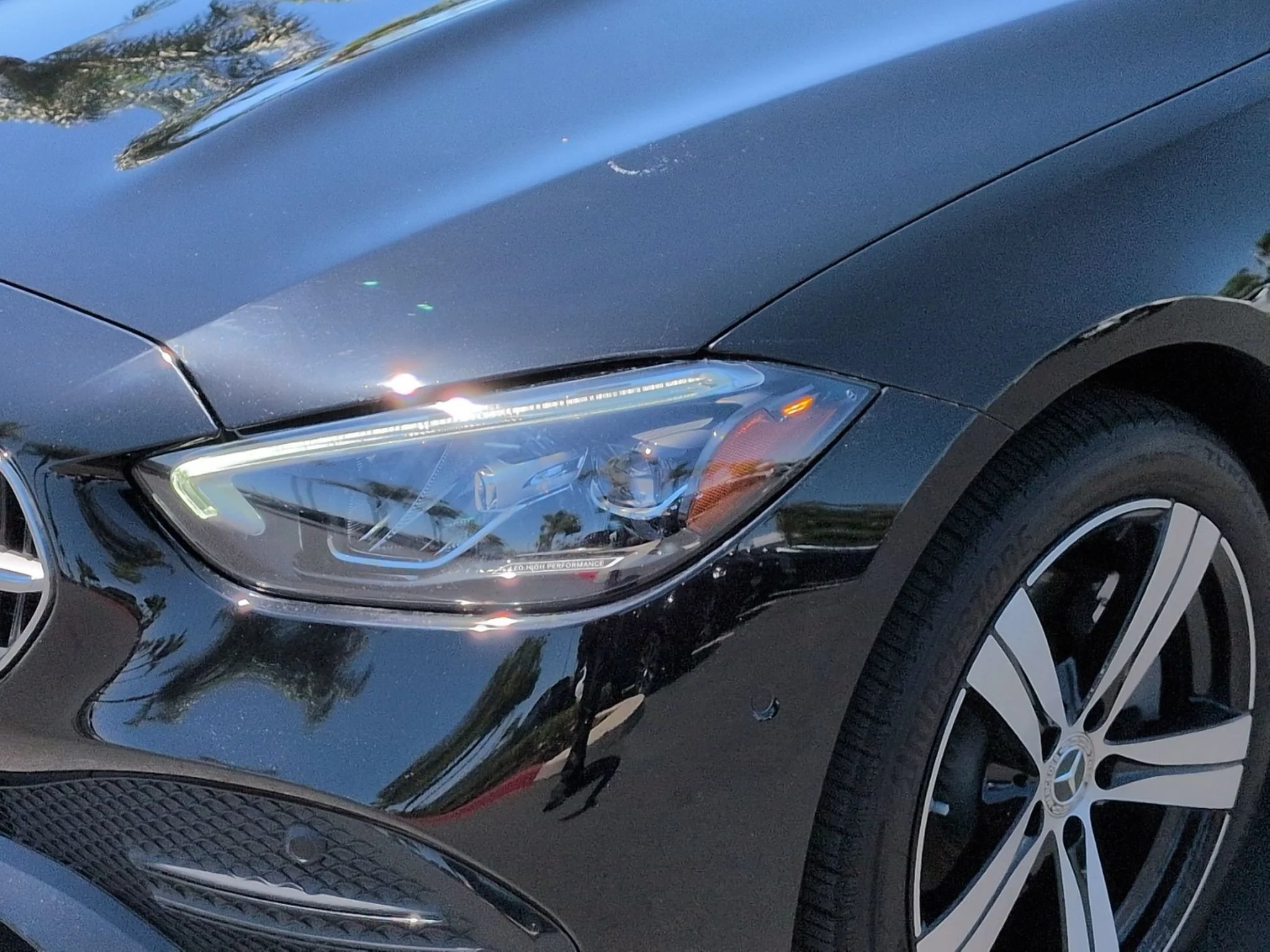 Used 2025 BLACK Mercedes-Benz C300 image 4