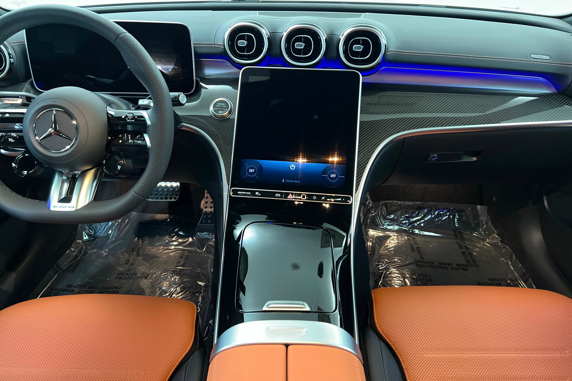 New 2026 Obsidian Black Metallic Mercedes-Benz AMG® C 43 4MATIC® AWD Sedan image 38