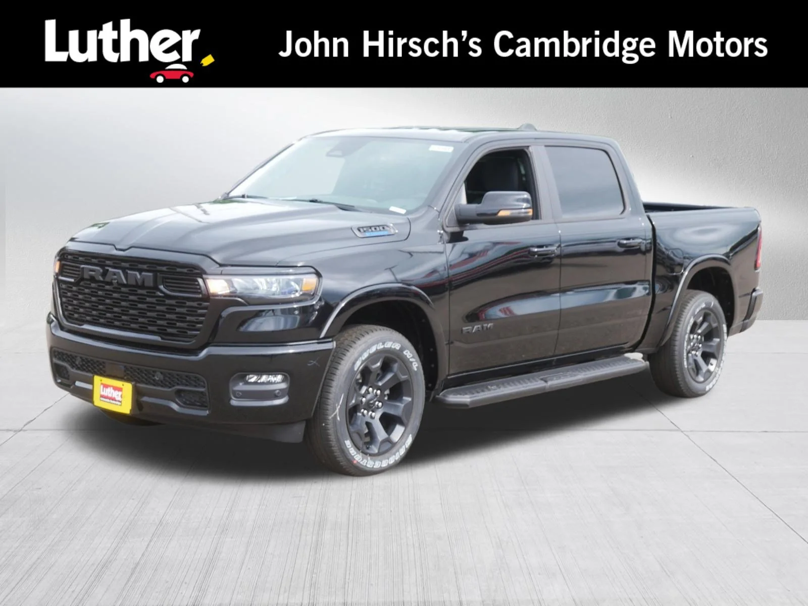 New 2026 Diamond Black Crystal Pearl-Coat Exterior Paint RAM Big Horn image 1