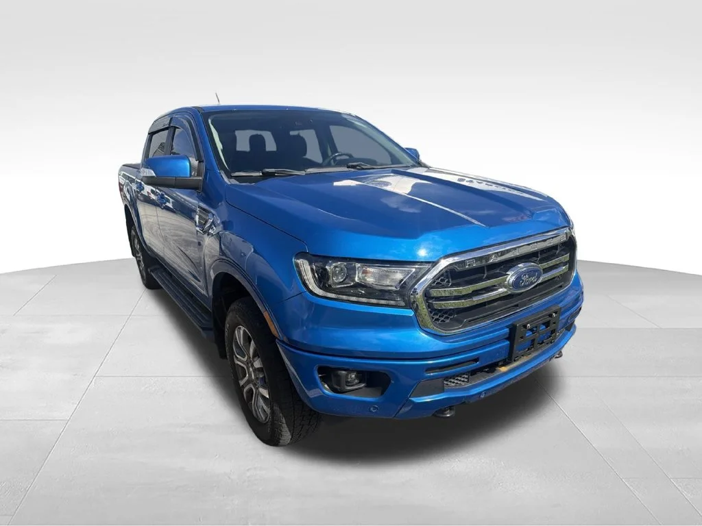 Used 2021 Blue Ford Lariat image 3