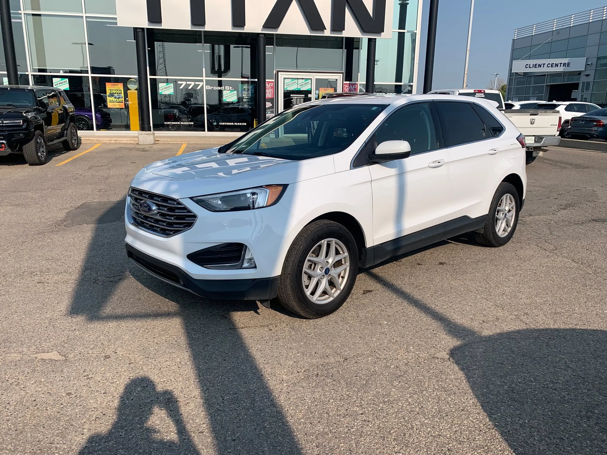 Certified Used 2022 Oxford White Ford SEL AWD*Htd Seats | Htd Wheel | Remote Start | Lane Keep Assist | Blind Spot Detection | CarPlay image 3