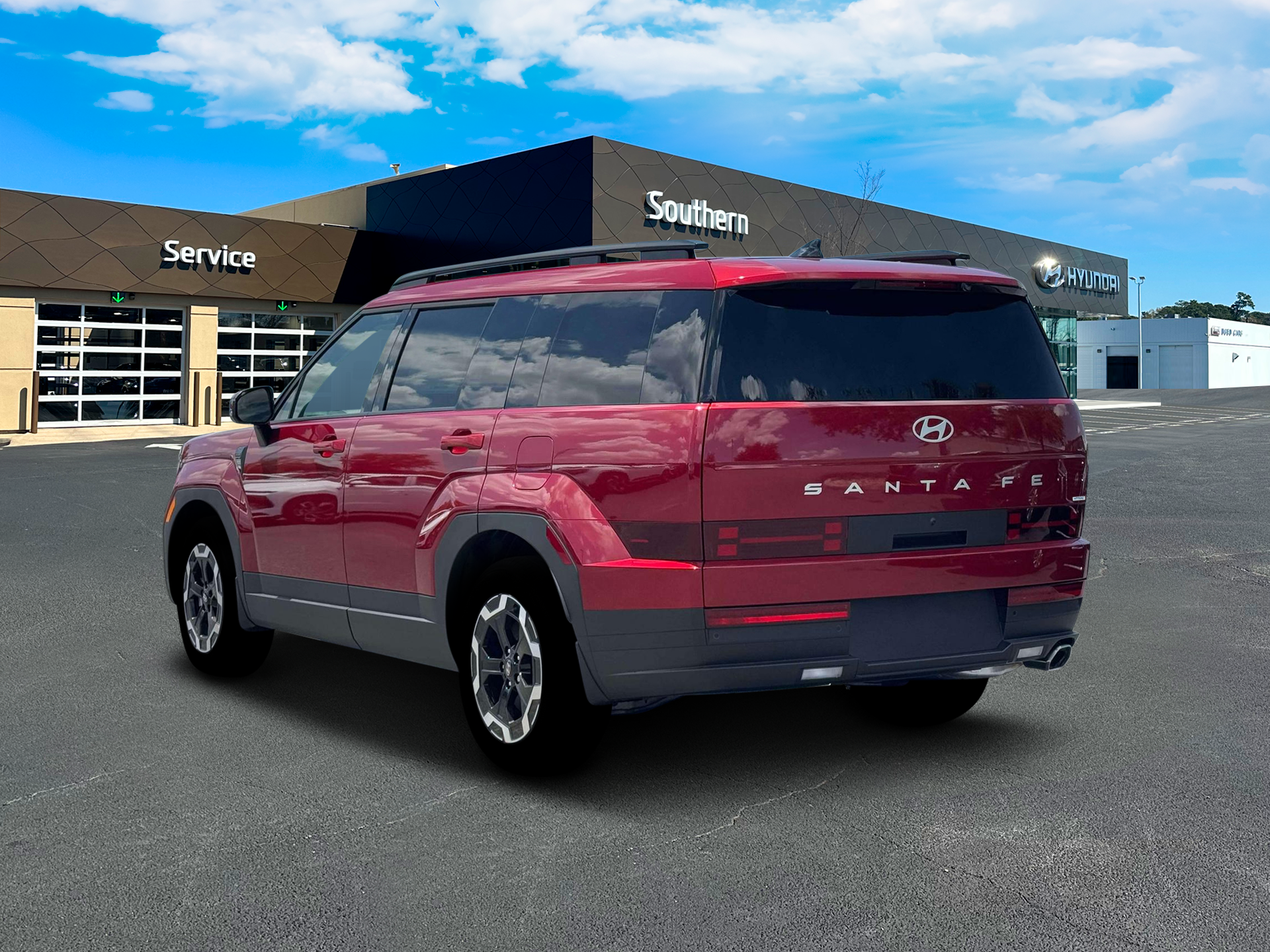 New 2026 Red Hyundai SEL AWD image 5