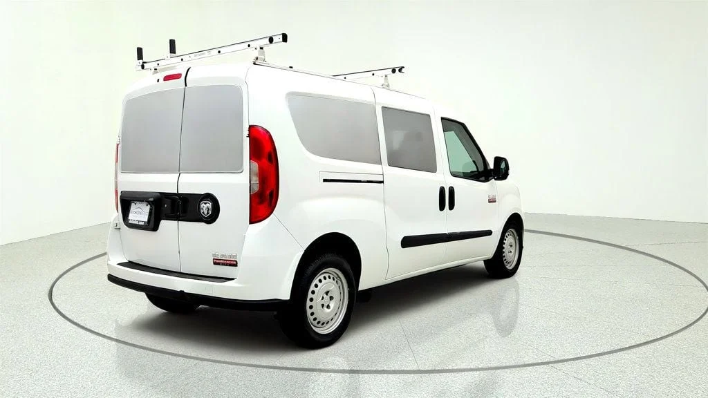 Used 2022 Bright White Ram Tradesman Van w/ Shelving System & Ladder Rack image 5