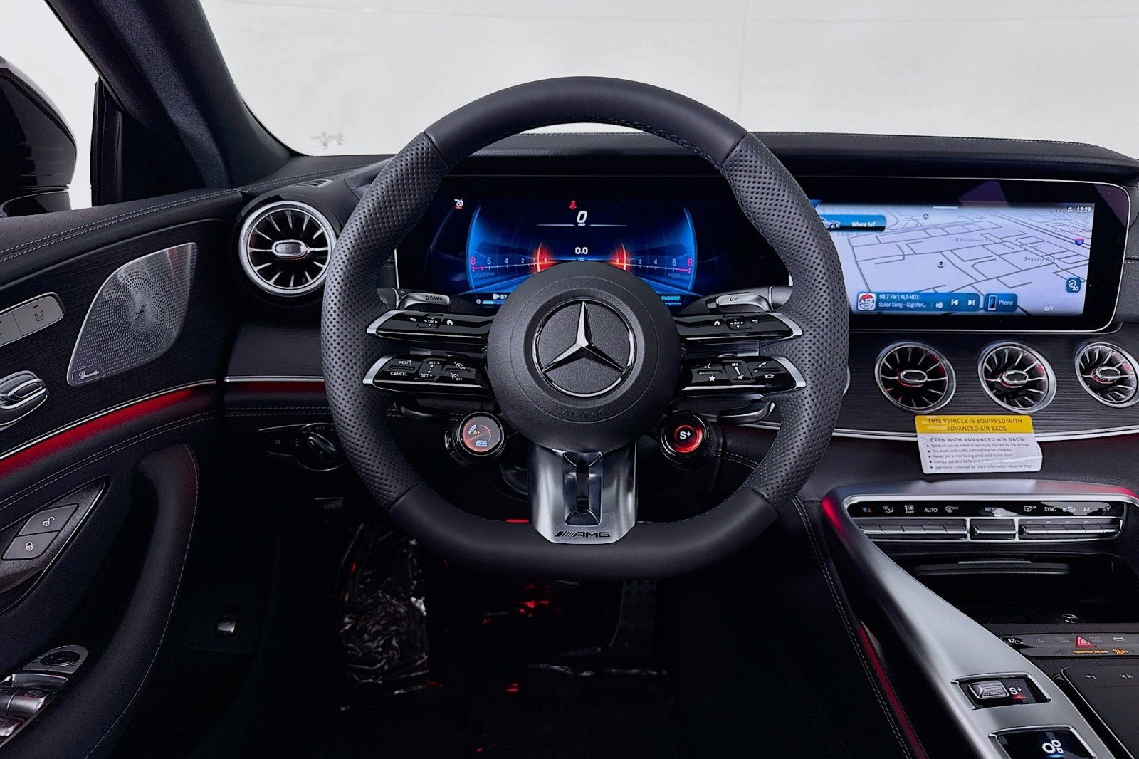 New 2026 Obsidian Black Metallic Mercedes-Benz AMG® GT 43 4-Door Coupe image 4