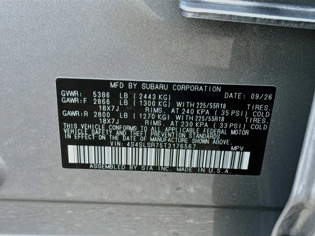 New 2026 Silver Subaru Limited Hybrid image 43