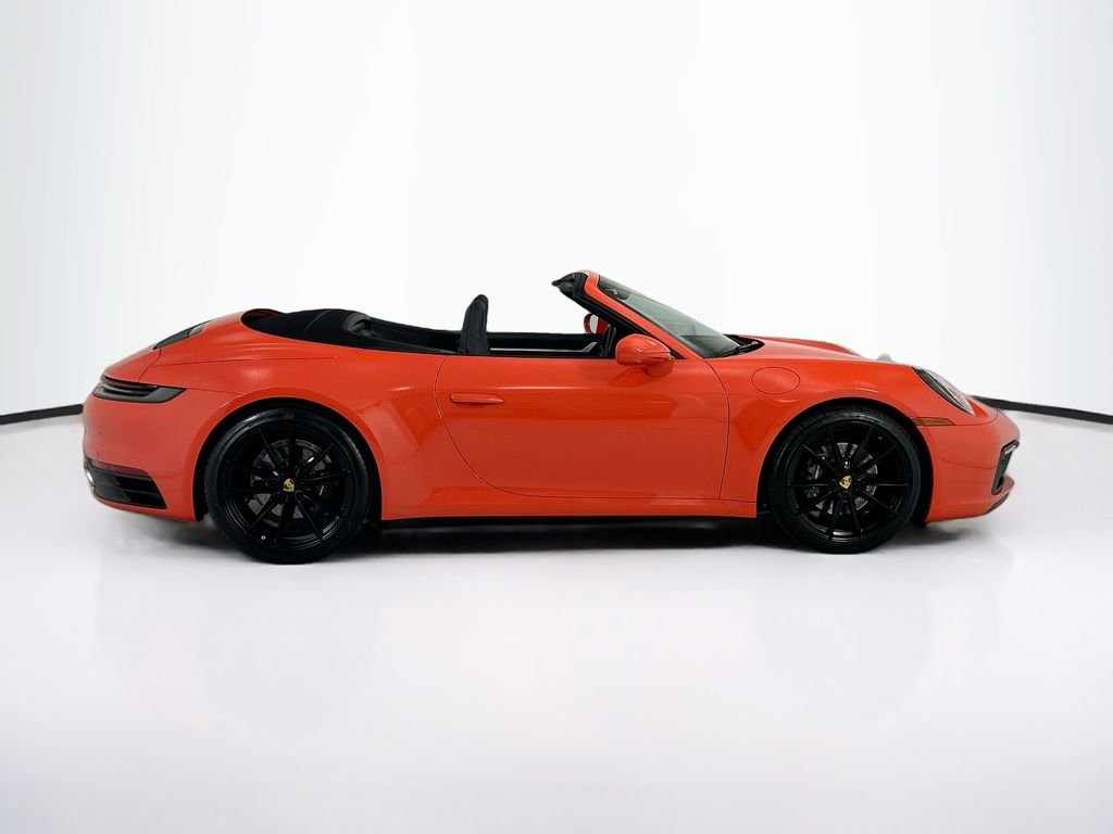 Used 2021 Lava Orange Porsche Carrera image 4