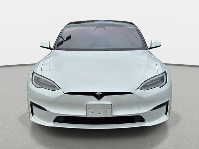 Used 2021 White Tesla Plaid image 8