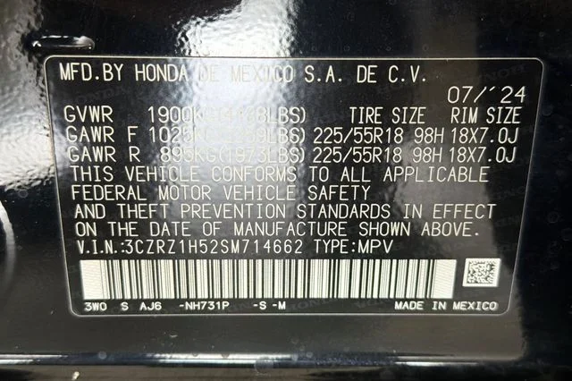 Certified Used 2025 Crystal Black Pearl Honda Sport image 32