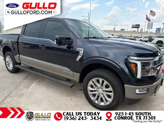 Used 2025 Antimatter Blue Metallic Ford King Ranch image 2