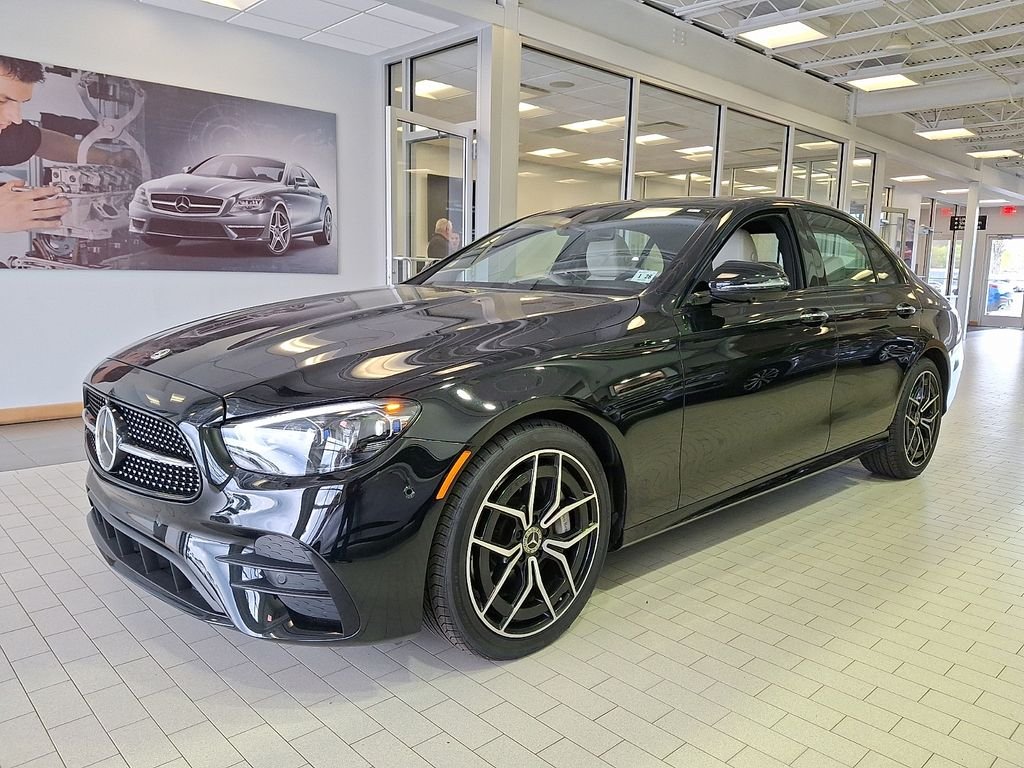Certified Used 2023 Black Mercedes-Benz E 350 image 3