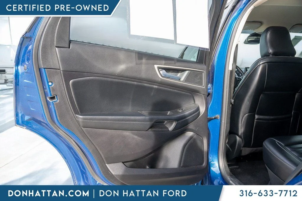 Certified Used 2022 Blue Ford SEL image 19