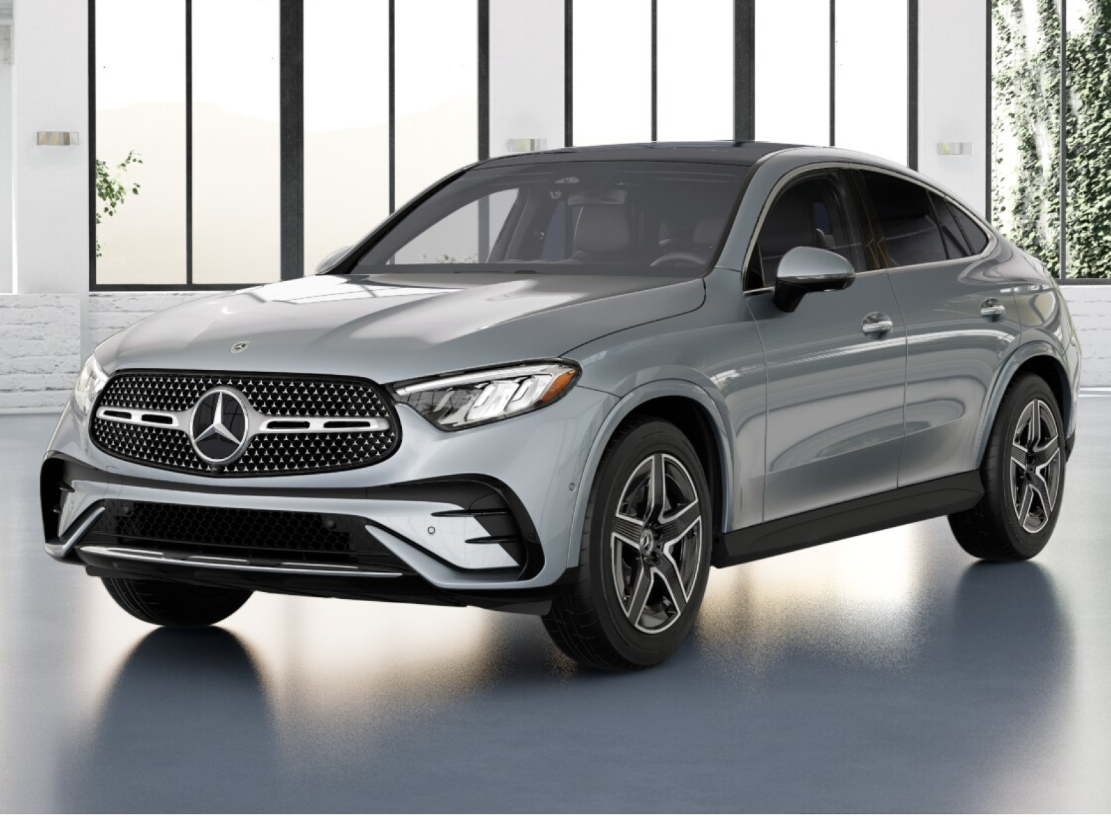 New 2026 Cirrus Silver Metallic Mercedes-Benz GLC 300 Coupe image 1