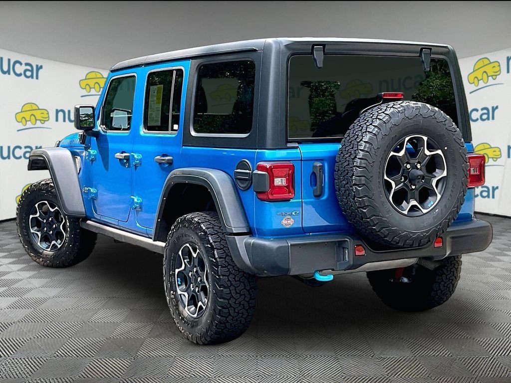 Used 2023 Blue Jeep Rubicon 4xe image 4