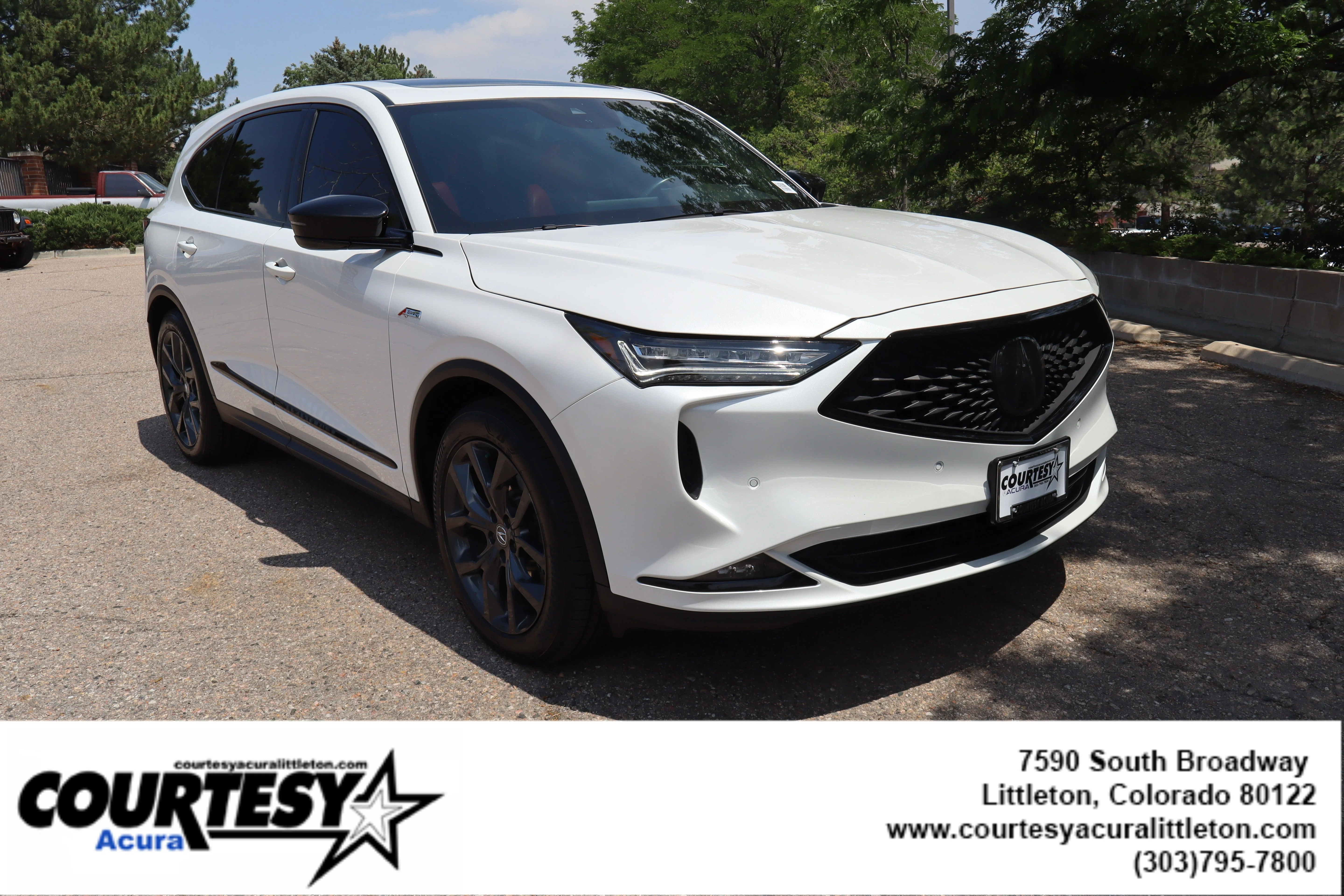 Used 2023 Platinum White Pearl Acura SH-AWD with A-Spec Package image 47