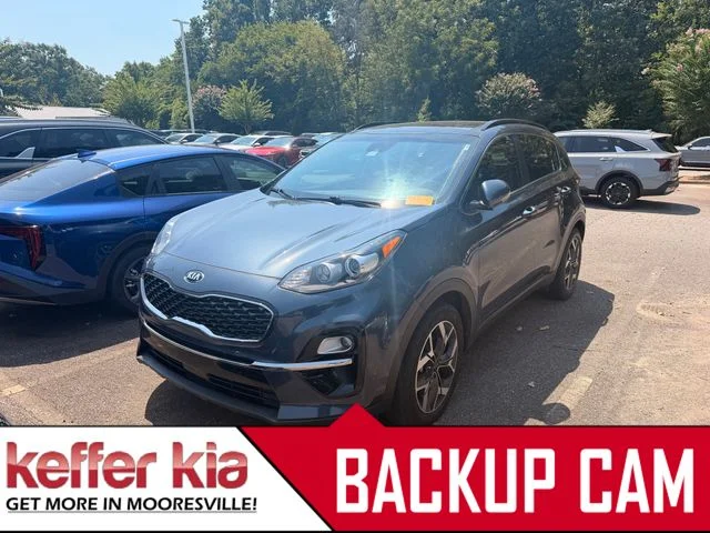 Used 2020 Pacific Blue Kia EX image 1