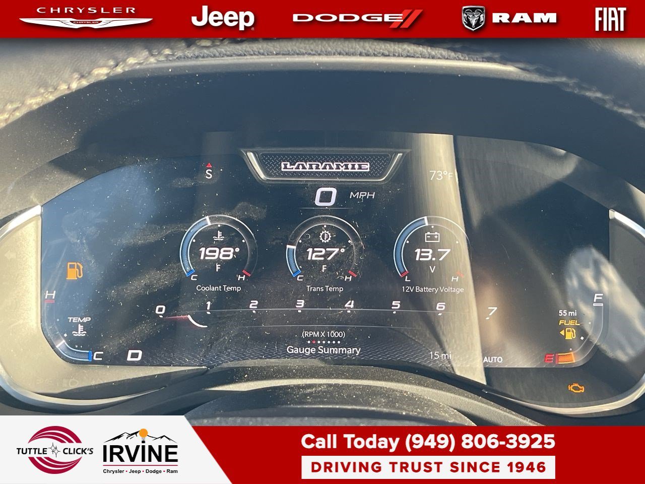 New 2026 Bright White Clear-Coat Exterior Paint RAM Laramie image 24