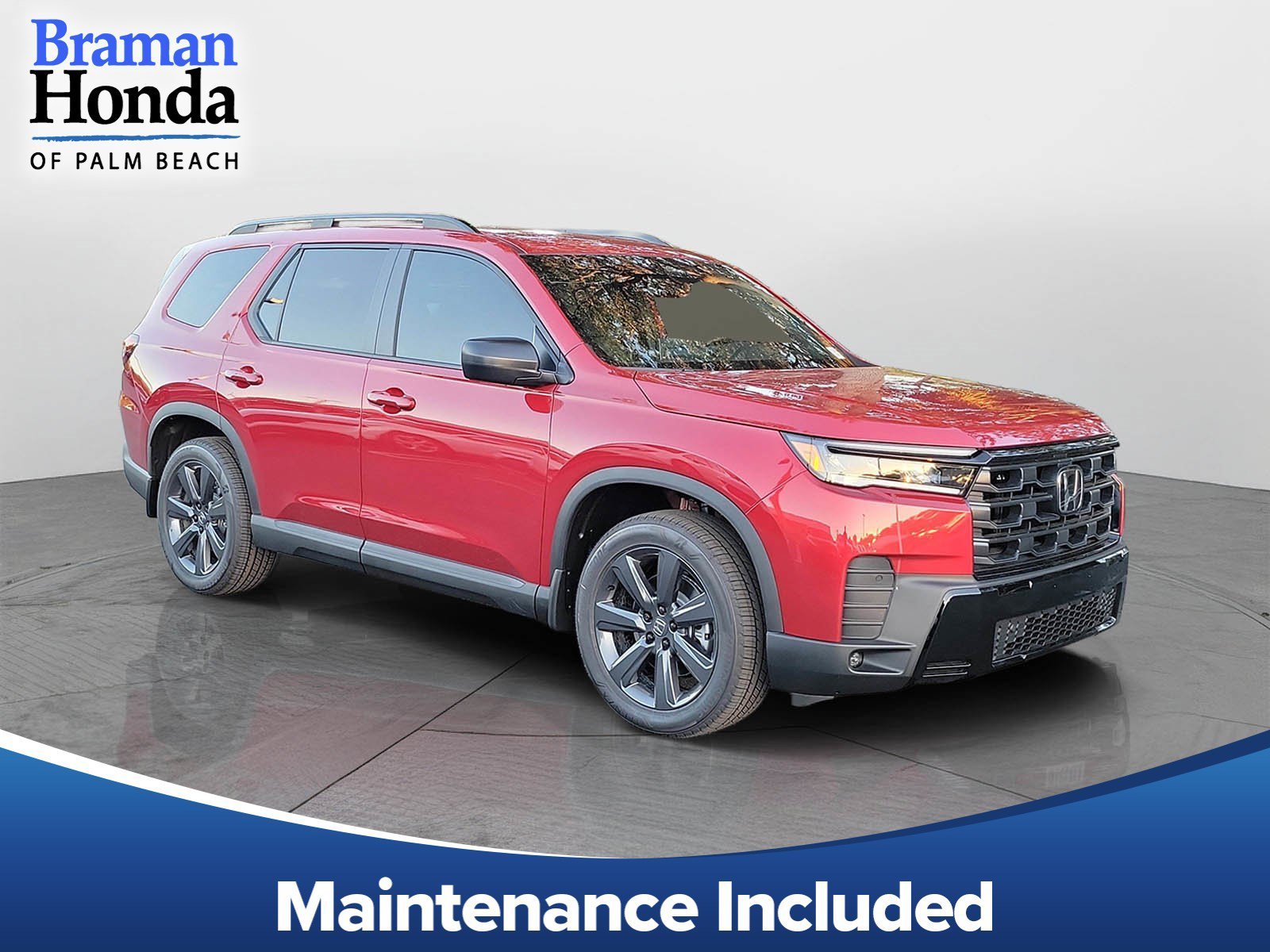 New 2026 Radiant Red Metallic II Honda Sport image 1