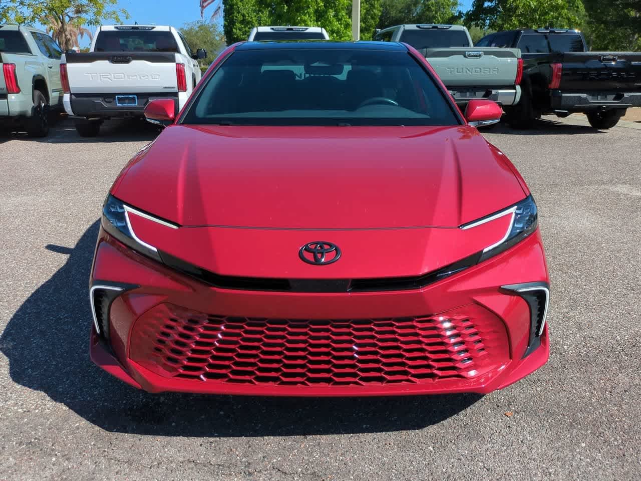Certified Used 2025 Supersonic Red Toyota XSE image 9