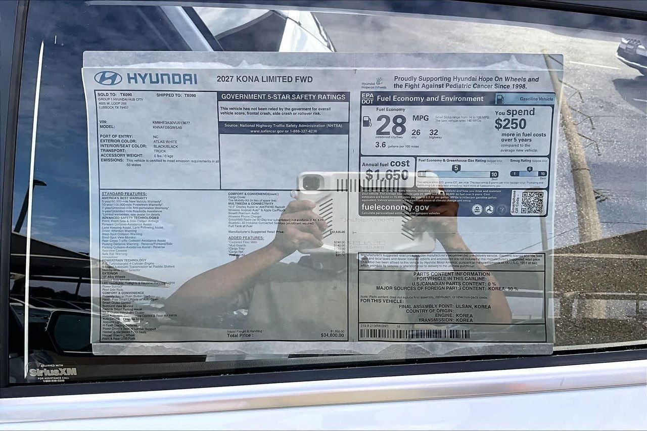 New 2027 Atlas White Hyundai Limited image 22
