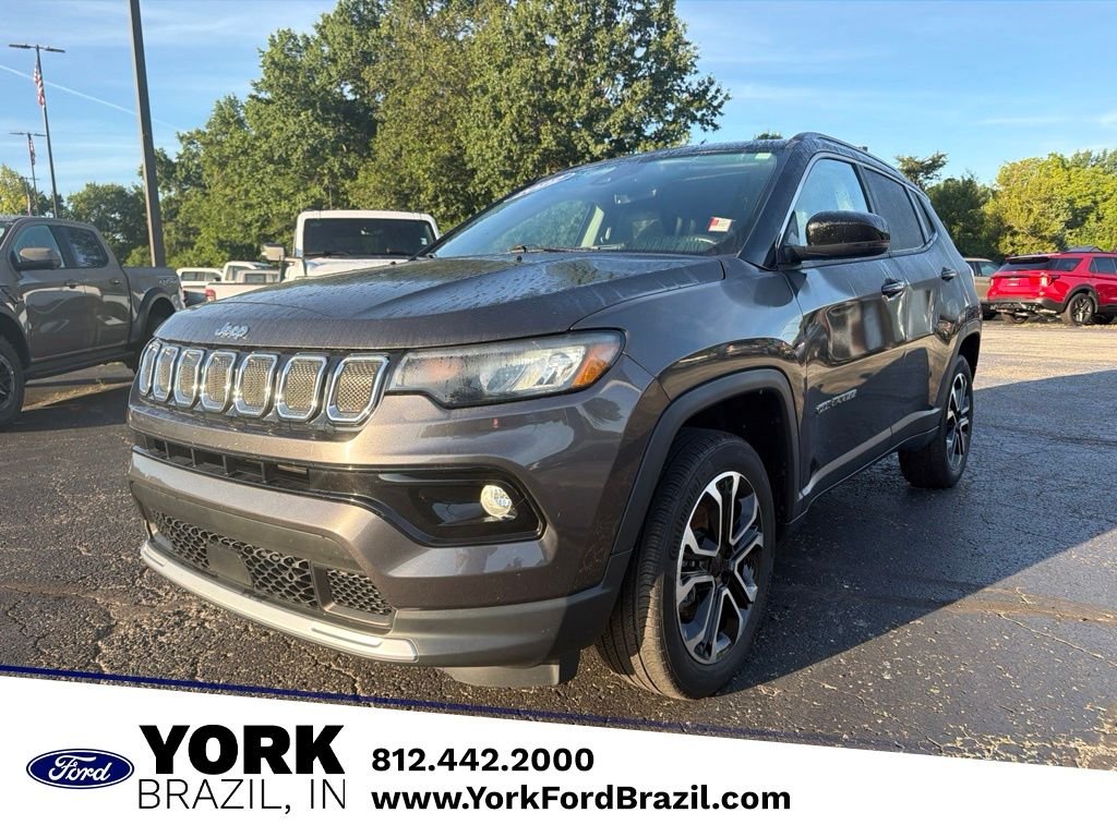 Used 2022 Gray Jeep Limited image 1