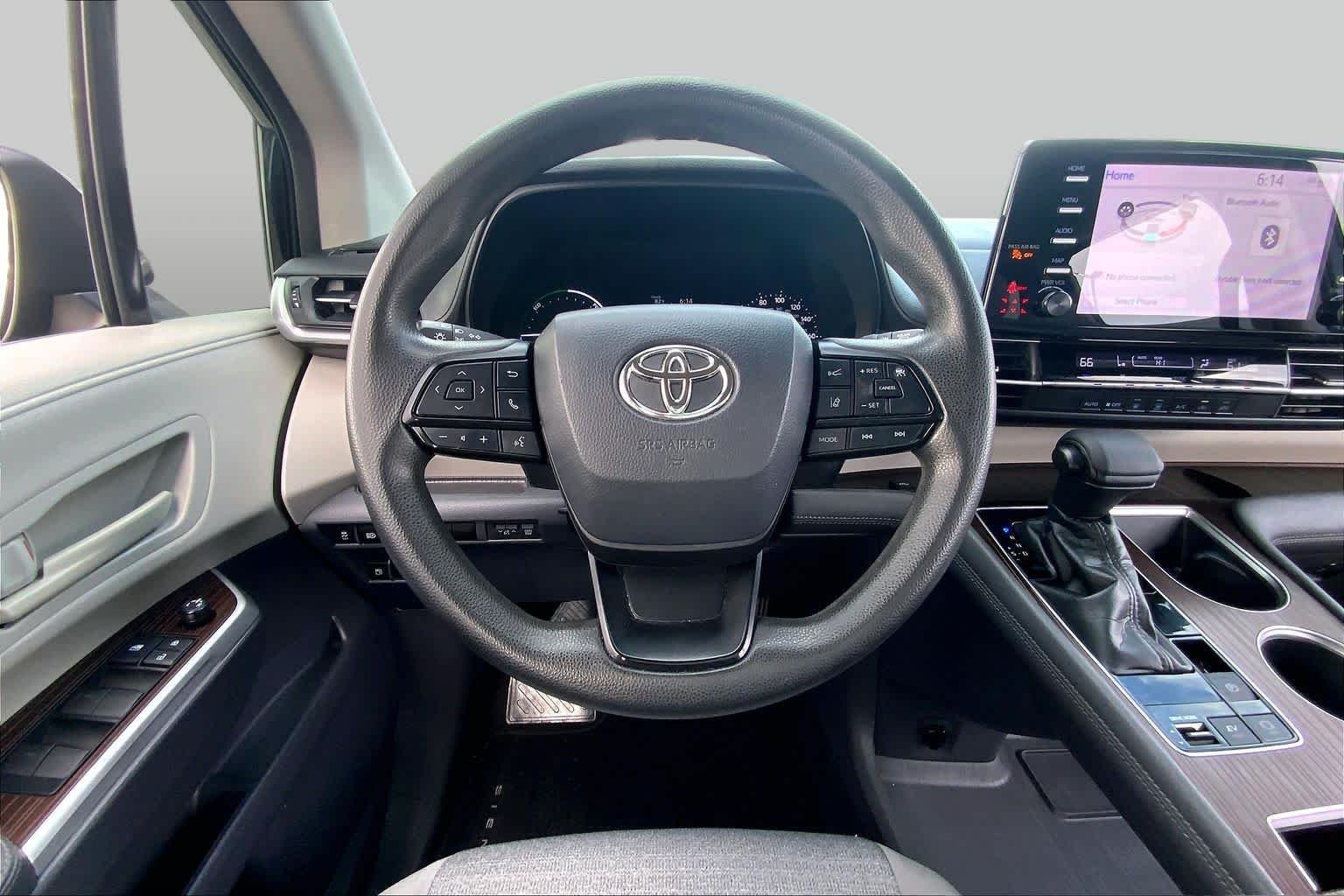 Used 2022 Midnight Black Metallic Toyota LE image 6