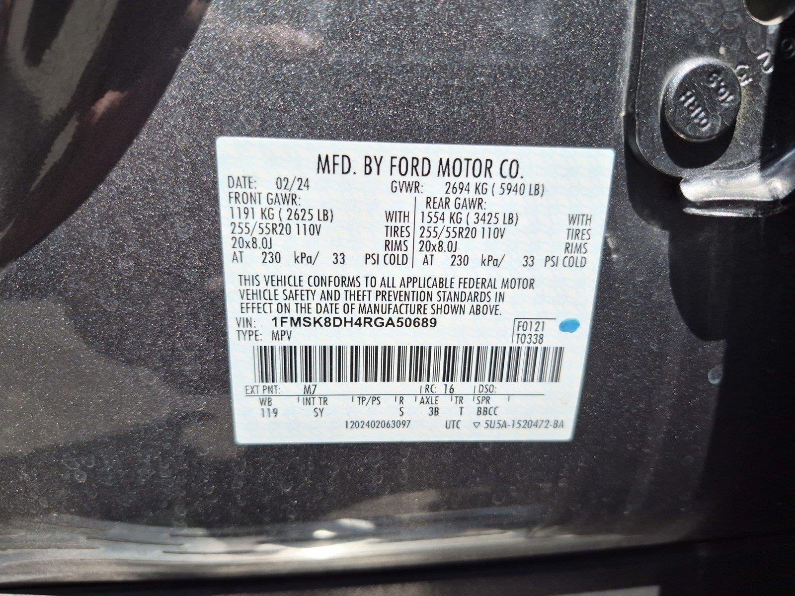 Used 2024 Carbonized Gray Metallic Ford XLT image 40