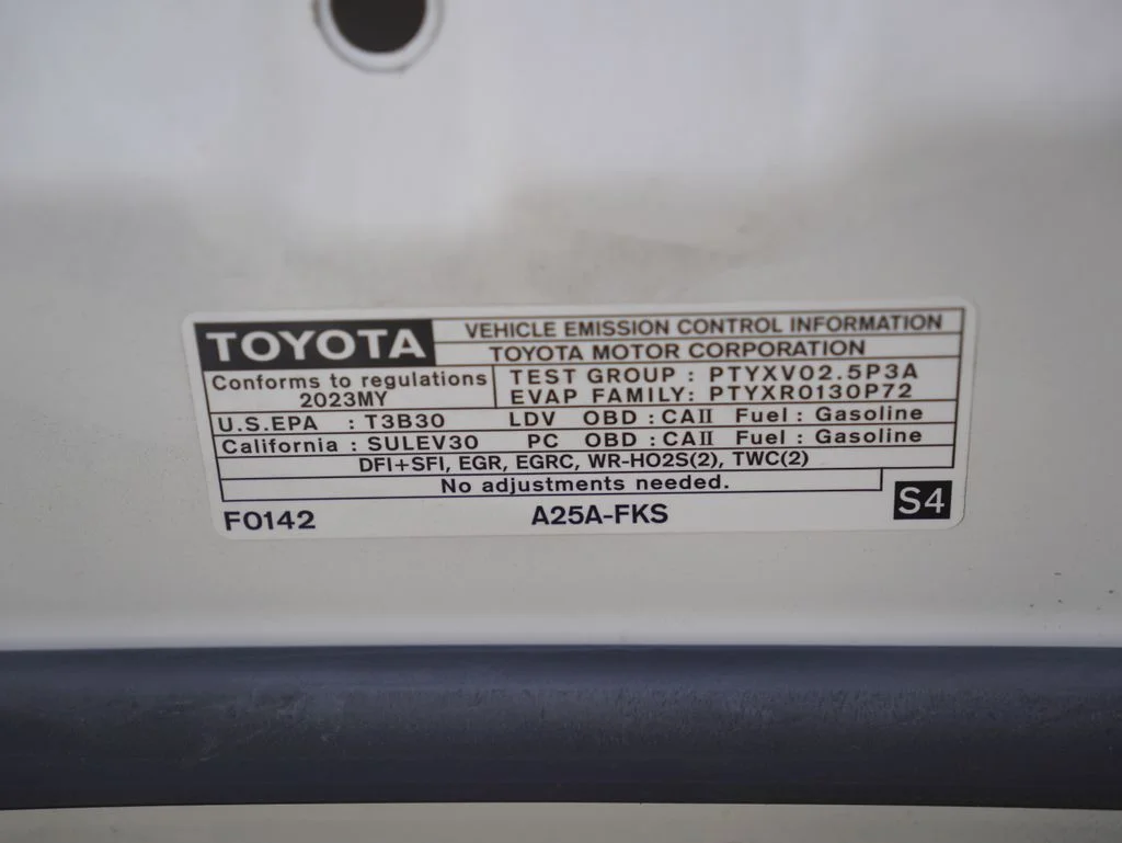 Used 2023 White Toyota LE image 6