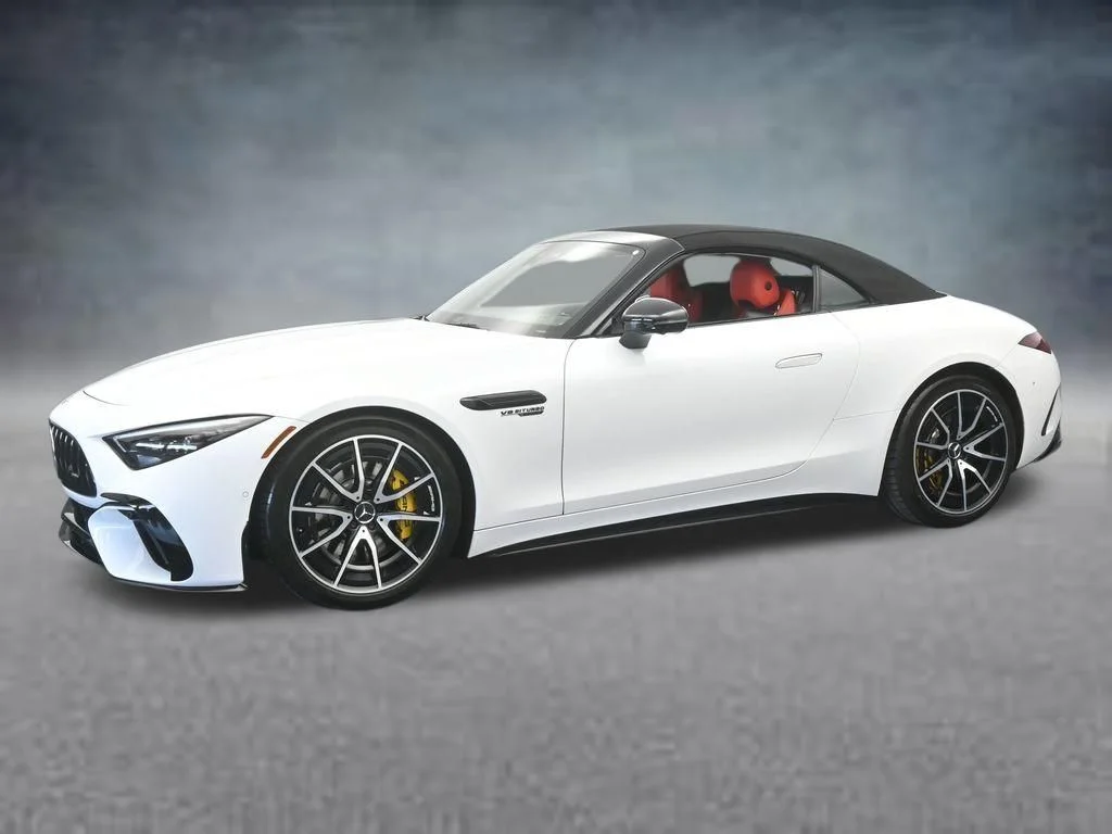 Used 2022 White Mercedes-Benz SL 63 AMG® image 2