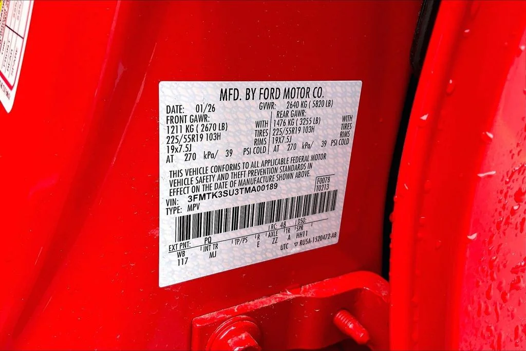 New 2026 Race Red Ford Premium image 12