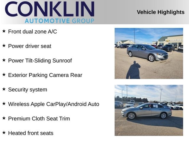 Used 2024 Chevrolet Malibu 1LT with VIN 1G1ZD5ST8RF131065 for sale in Newton, KS