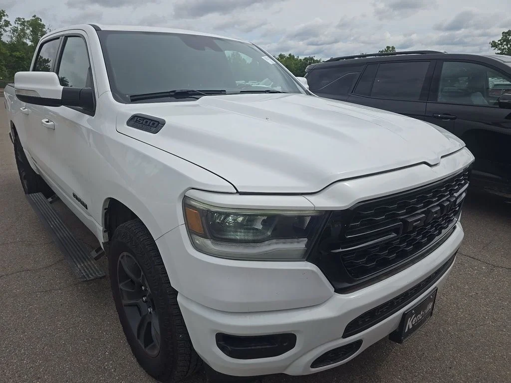 Used 2022 Bright White Clearcoat Ram Sport image 4