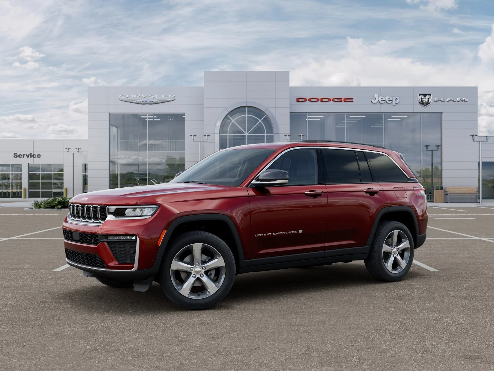 New 2026 Velvet Red Pearl-Coat Exterior Paint Jeep Limited image 32
