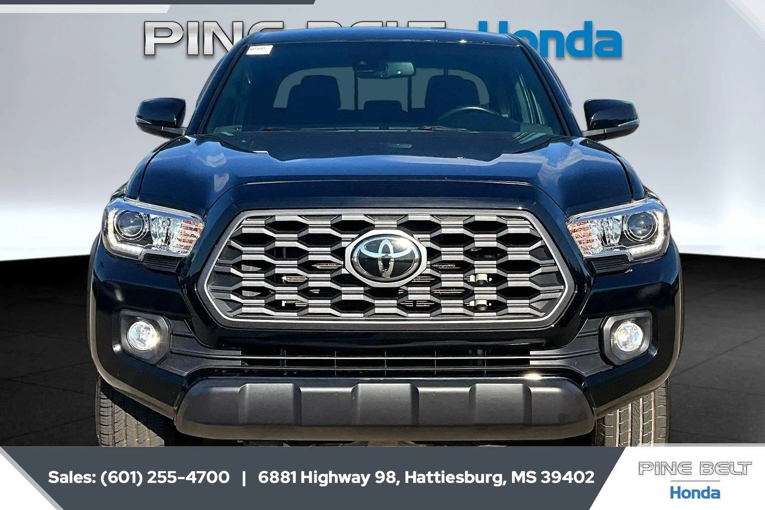 Used 2021 Midnight Black Metallic Toyota TRD Off-Road image 3