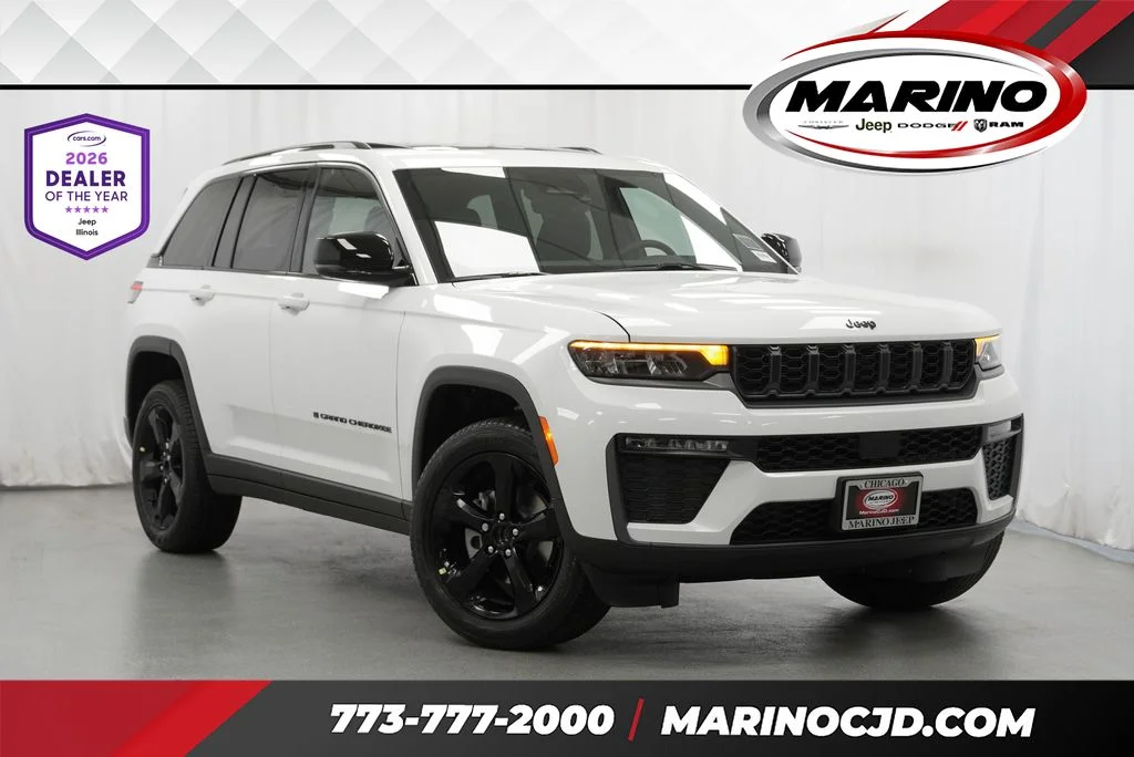 New 2027 Bright White Clear-Coat Paint Jeep Limited image 1