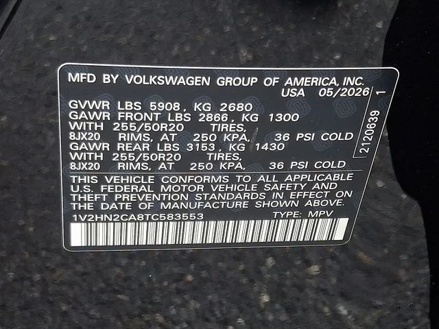 New 2026 Black Volkswagen SE w/Technology image 16
