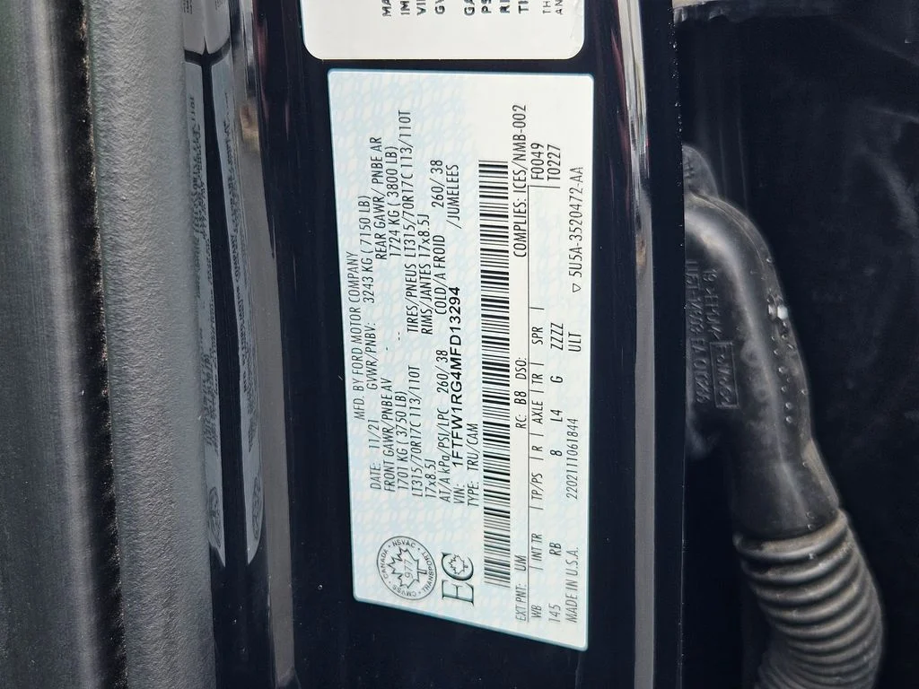 Used 2021 Black Ford Raptor image 34