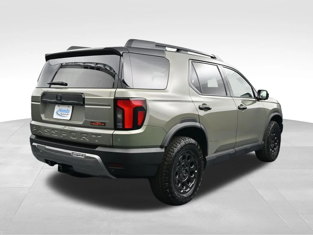 New 2026 Ash Green Metallic Honda TrailSport Elite Blackout image 7