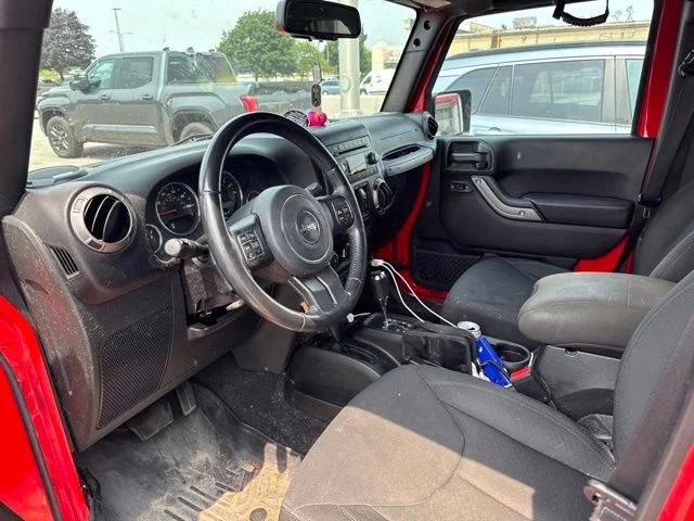 Used 2018 Red Jeep Unlimited Sport image 8