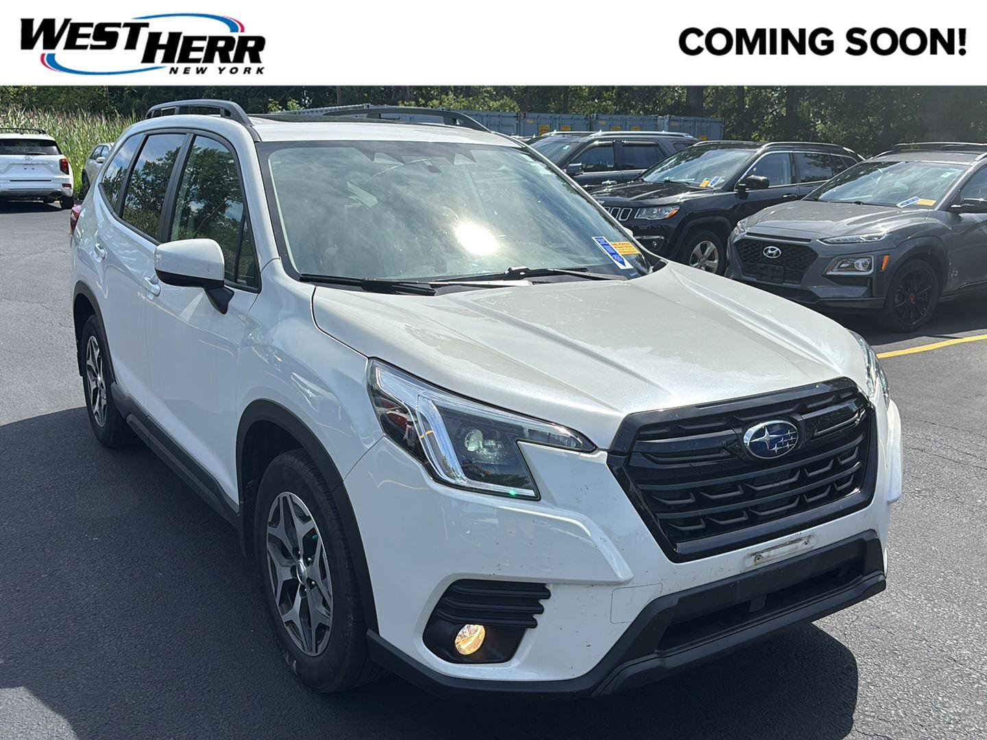 Used 2023 Crystal White Pearl Subaru Premium image 1