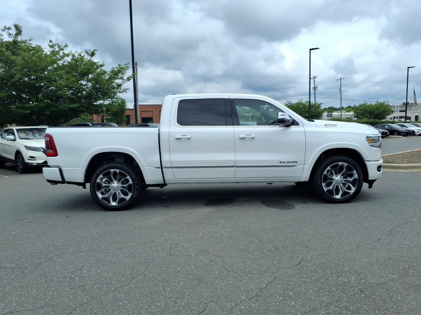 Used 2024 Ivory White Tri-Coat Pearlcoat Ram Limited image 10