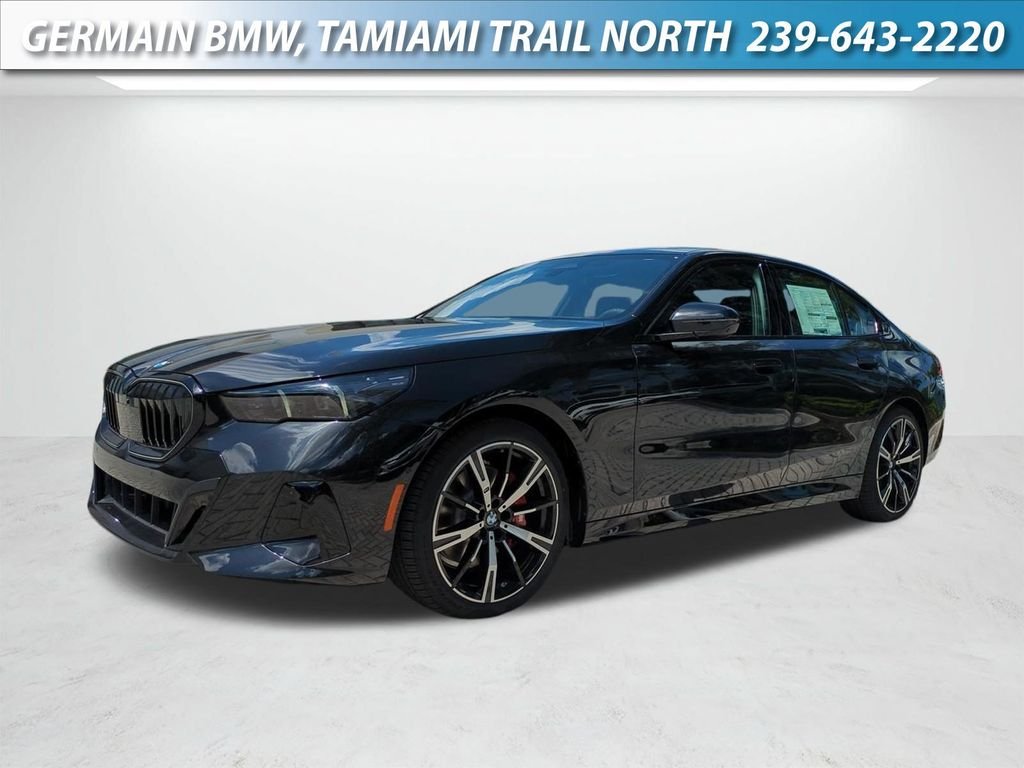 New 2027 Black Sapphire Metallic BMW 530i image 1
