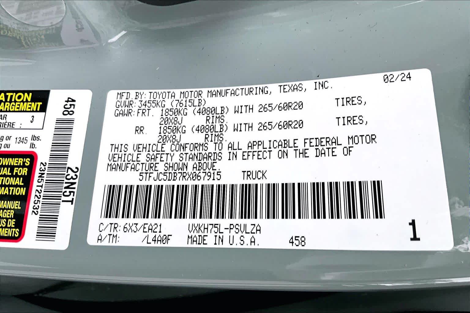 Used 2024 Lunar Rock Toyota Limited Hybrid image 36