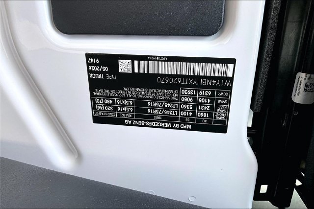New 2026 Arctic White Mercedes-Benz Cargo 144 WB image 55